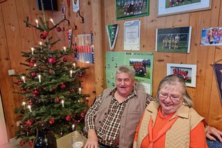 Abgebildet ist ein teil der gemütlichen Runde der VdK´ler im Sportheim des TSV Bad Steben