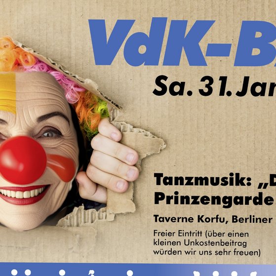 VdK Fasching 2026 VdK Fasching 2026, am Sa. 31. Januar ab 15:00 in der Taverne Korfu