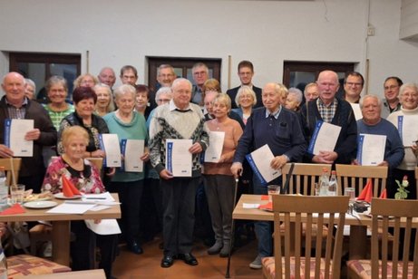 Ehrung der Jubilare der Jahre 2022 - 2023 - 2024