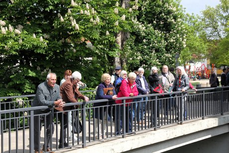 Einige Teilnehmer bei der Stadtf&uuml;hrung