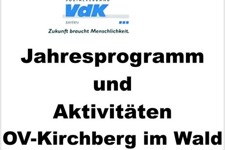 Jahres-Programm 2025  Ortsverband Kirchberg