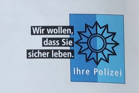 Bild zeigt das Logo der Polizei