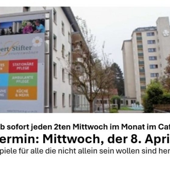 Jetzt NEU! VdK-Nachmittag im Stifter Heim