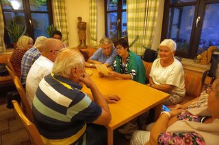 Abendeinkehr beim Winzerhof Engel in Ipsheim