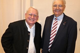 Franz Heuberger mit Rudi Göbel