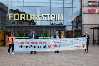 Werbebanner für die Landkreismesse