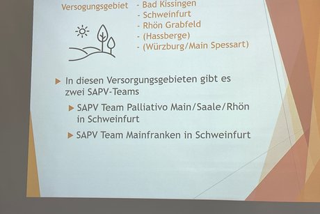 Information &uuml;ber die zust&auml;ndigen SAPV-Teams f&uuml;r die Region Bad Kissingen und Rh&ouml;n-Grabfeld