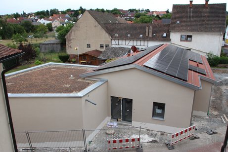 Bild zeigt fast fertiges Tagespflege an der Weed