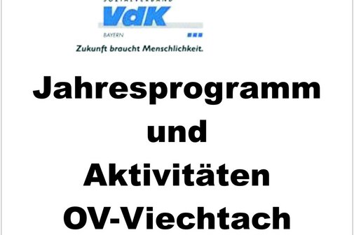Jahresprogramm 2025 des OV-Viechtach Jahresprogramm 2025 des OV-Viechtach