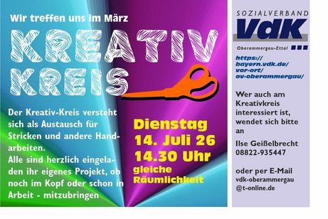 Kreativ-Kreis im Juli