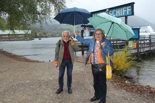 Schliersee im Regen