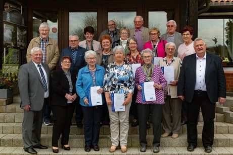 Ehrungen langjähriger Mitglieder