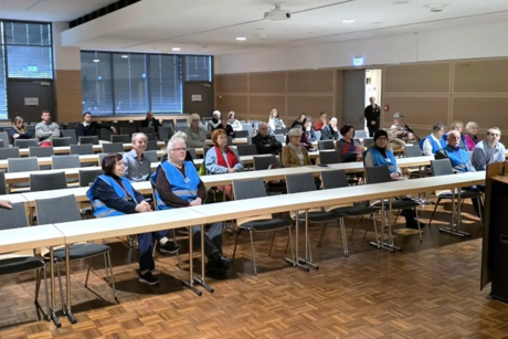 person beim Gesundheitstag