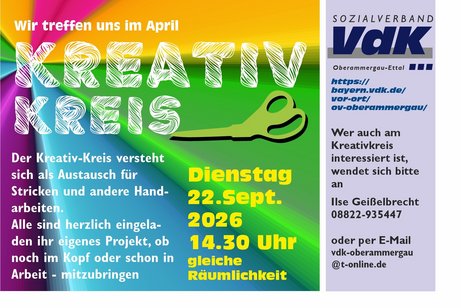 Kreativ-Kreis im September