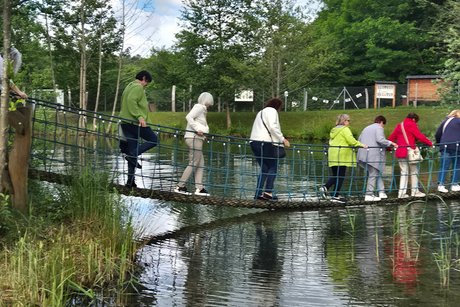 &uuml;ber`s Wasser gehen