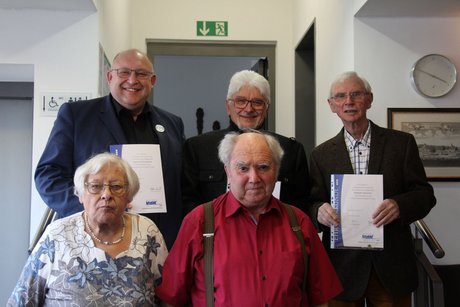 Geehrt f&uuml;r langj&auml;hrige Mitgliedschaft