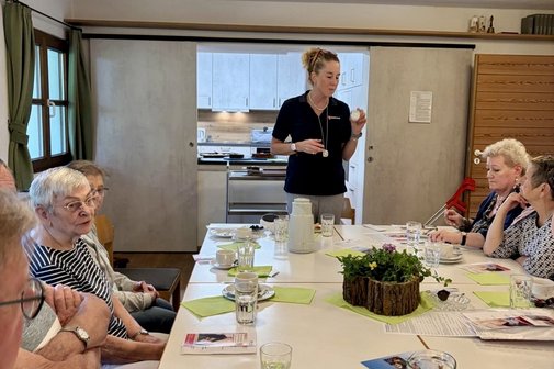 Teilnehmerrunde Pflegestammtisch des VDK OV Freilassing