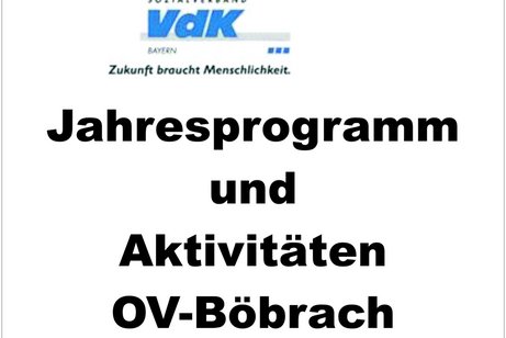 Jahresprogramm 2026 des OV-B&ouml;brach