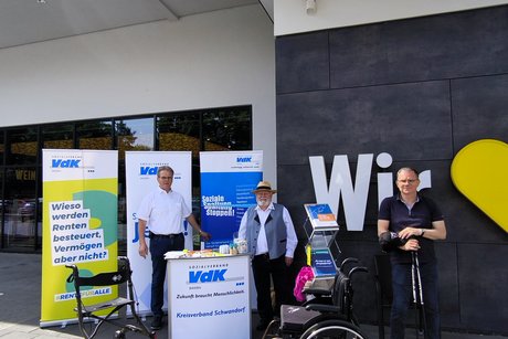 Info-Stand des VdK Ortsverbands Wackersdorf