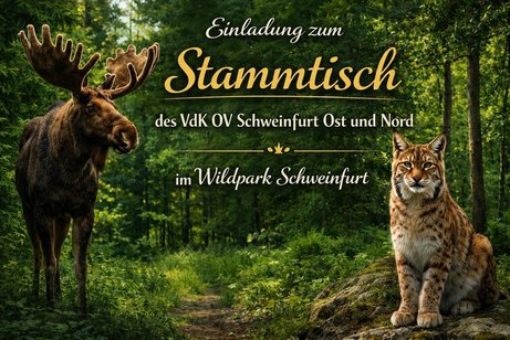 Stammtisch Wildpark Schweinfurt- Einladung