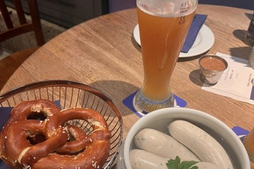 Breze und Bier