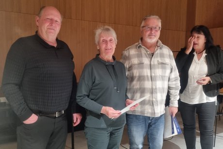 Verleihung der Jubil&auml;umsurkunden