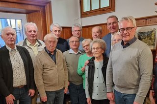 Glückliche Jubilare im Stadtcafe in Helmbrechts