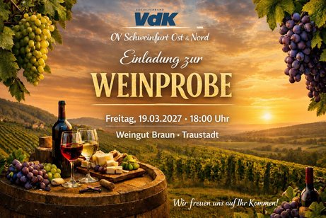 Bild f&uuml;r die Einladung zur Weinprobe
