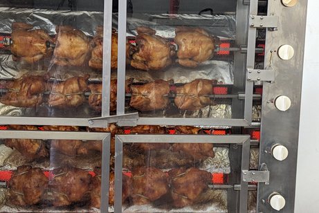 Hähnchen am Grill Hähnchen am Grill