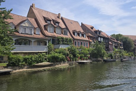 Schöne Fischerhäuser in Klein Venedig. Weitere alte Fischerhäuser in Klein Venedig.