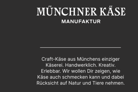 Bild zeigt Logo der Münchner Käsemanufaktur