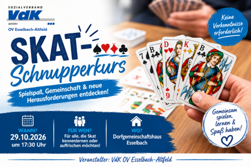 Themenbild "Skat Schnupperkurs"
