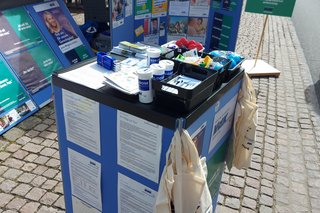 VdK Infostand beim Frühlingsfest in Bischofsheim