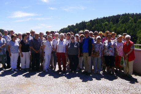 Bei der Staumauer
