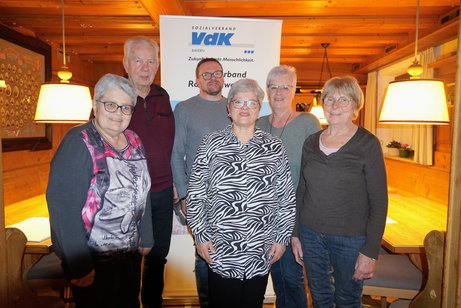 Der neu gew&auml;hlte Vorstand des OV Rohr