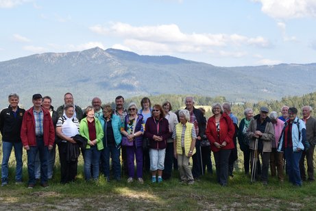 Teilnehmer vorm Großen und Kleinen Osser Teilnehmer vorm Großen und Kleinen Osser
