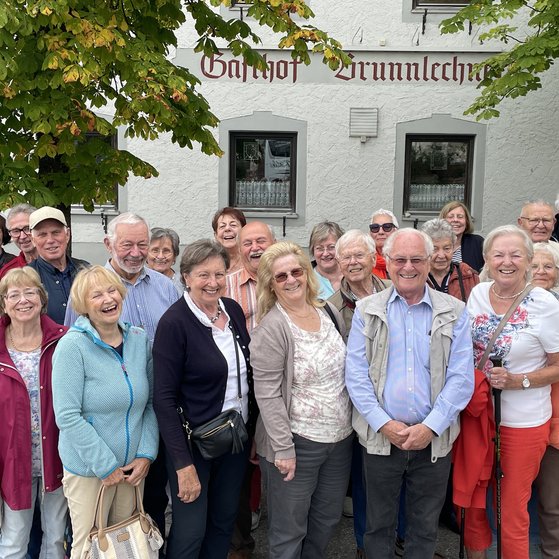 Ausflug-Gruppe