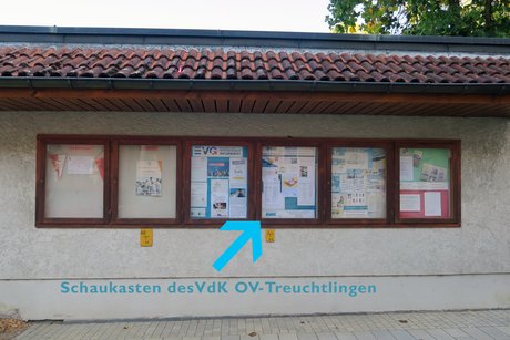 Schaukasten Ortsverband Treuchtlingen