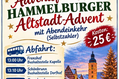 Adventsfahrt nach Hammelburg 2026