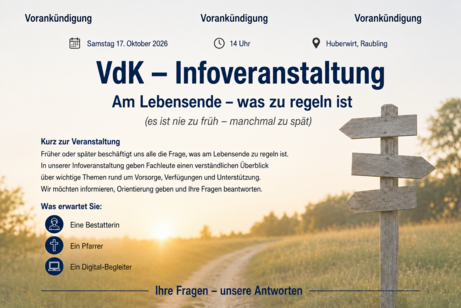Fachkundige Informationen zu Vorsorge, Verf&uuml;gungen und Unterst&uuml;tzung am Lebensende.