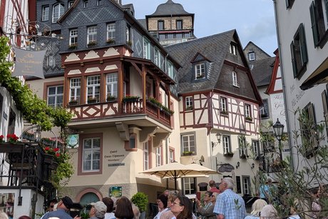 Bei einem Stadtrundgang Bei einem Stadtrundgang