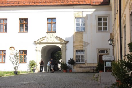 Ankommen beim Kloster