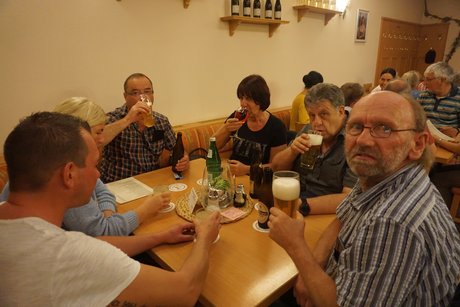 Abendeinkehr beim Winzerhof Engel in Ipsheim