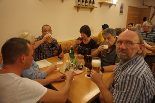 Abendeinkehr beim Winzerhof Engel in Ipsheim