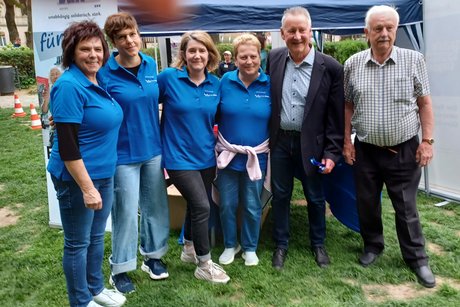 Team mit Bürgermeister Dr. Thomas Jung