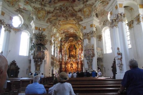 In der Wieskirche.