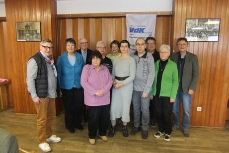 Jubilare bei der JHV 2025 Jubilare auf der JHV 2025 des VdK OV-Tröstau