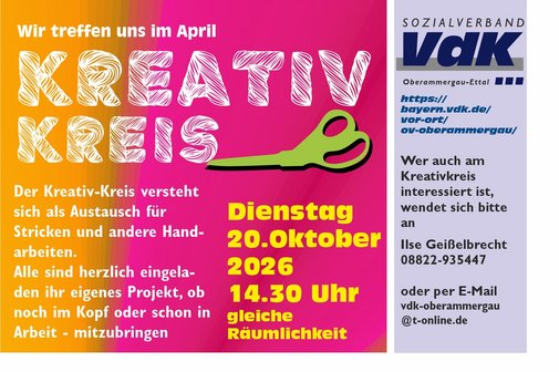 Kreativ-Kreis im Oktober