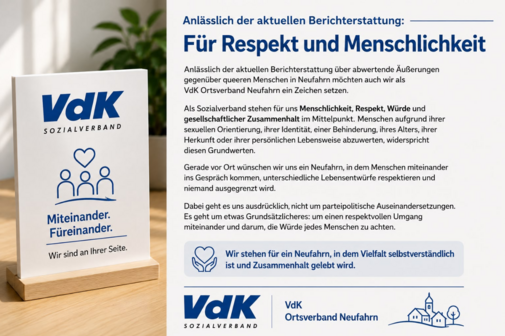 F&uuml;r Respekt und Meschlichkeit