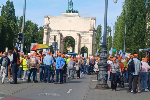 DEMO gegen den Sozialabbau in M&uuml;nchen